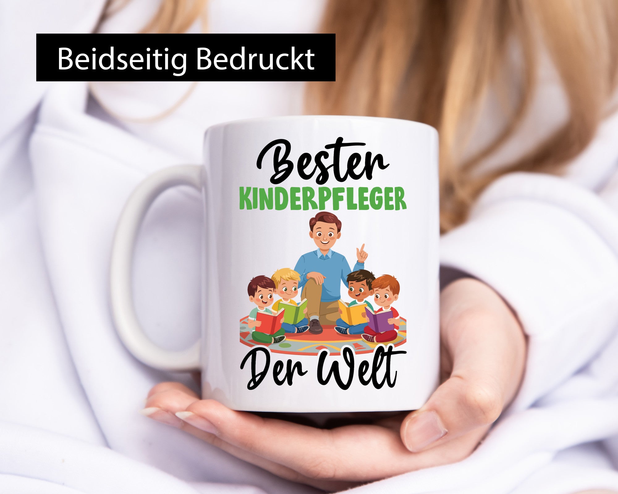 Bester Kinderpfleger | Pfleger Kinder Humor Geschenkidee Tasse