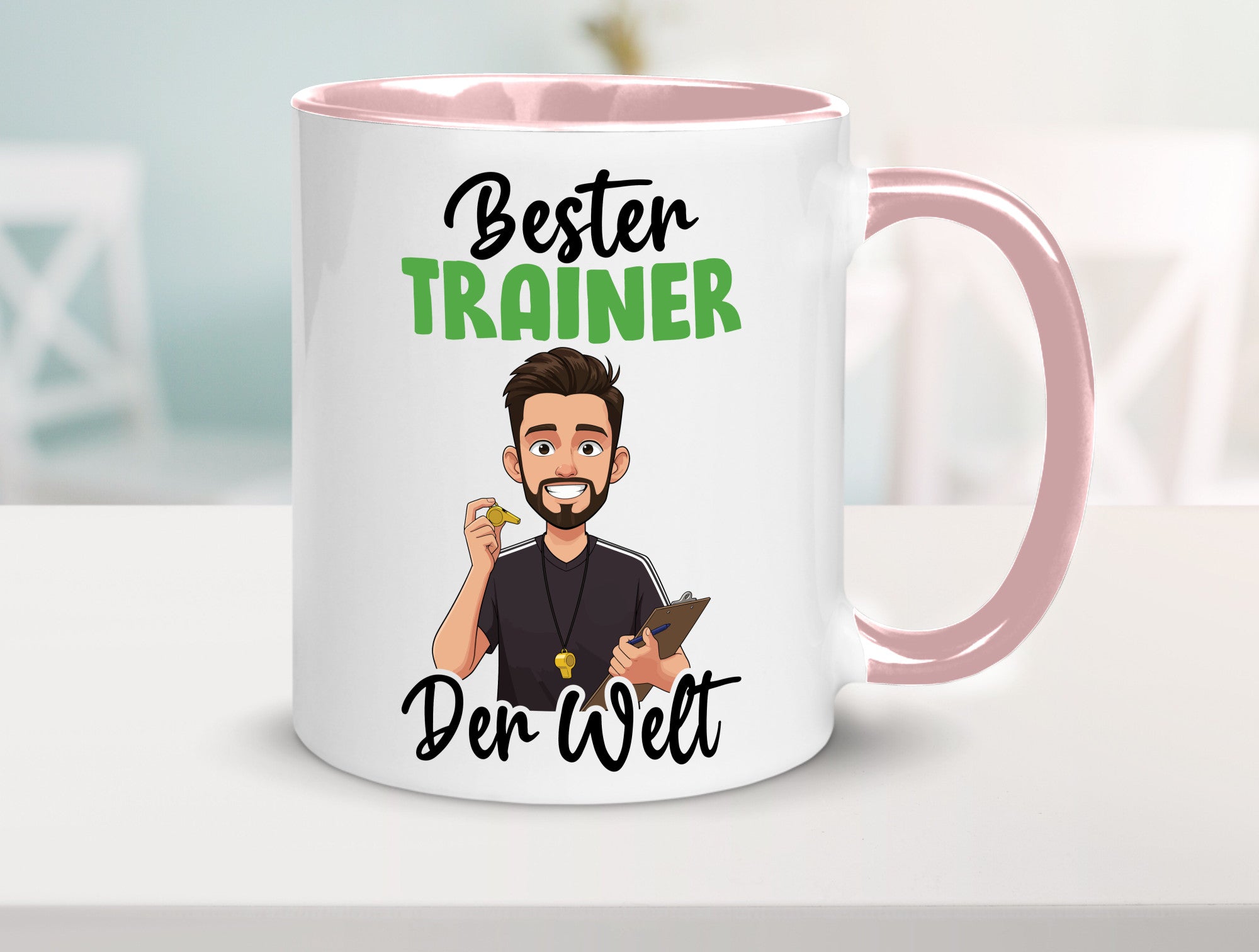 Bester Trainer | Verein Sport v2 Humor Geschenkidee Tasse