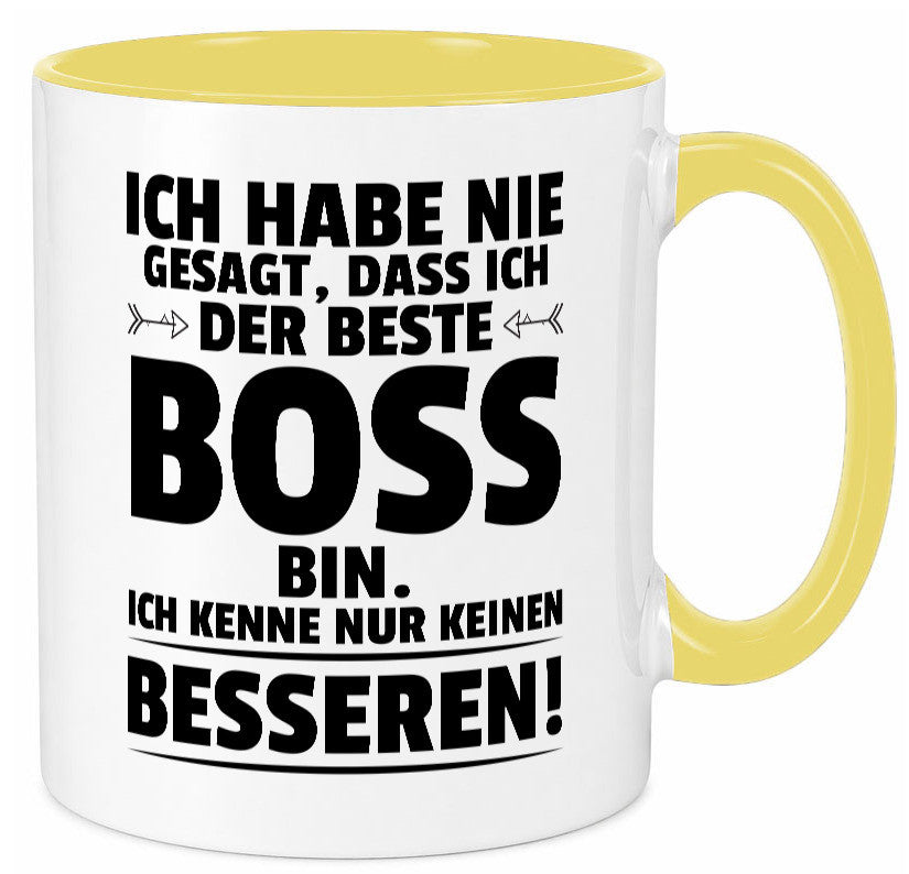 Der Beste Boss | Führungskraft Vorgesetzter lustiger Spruch Geschenk Humor Tasse
