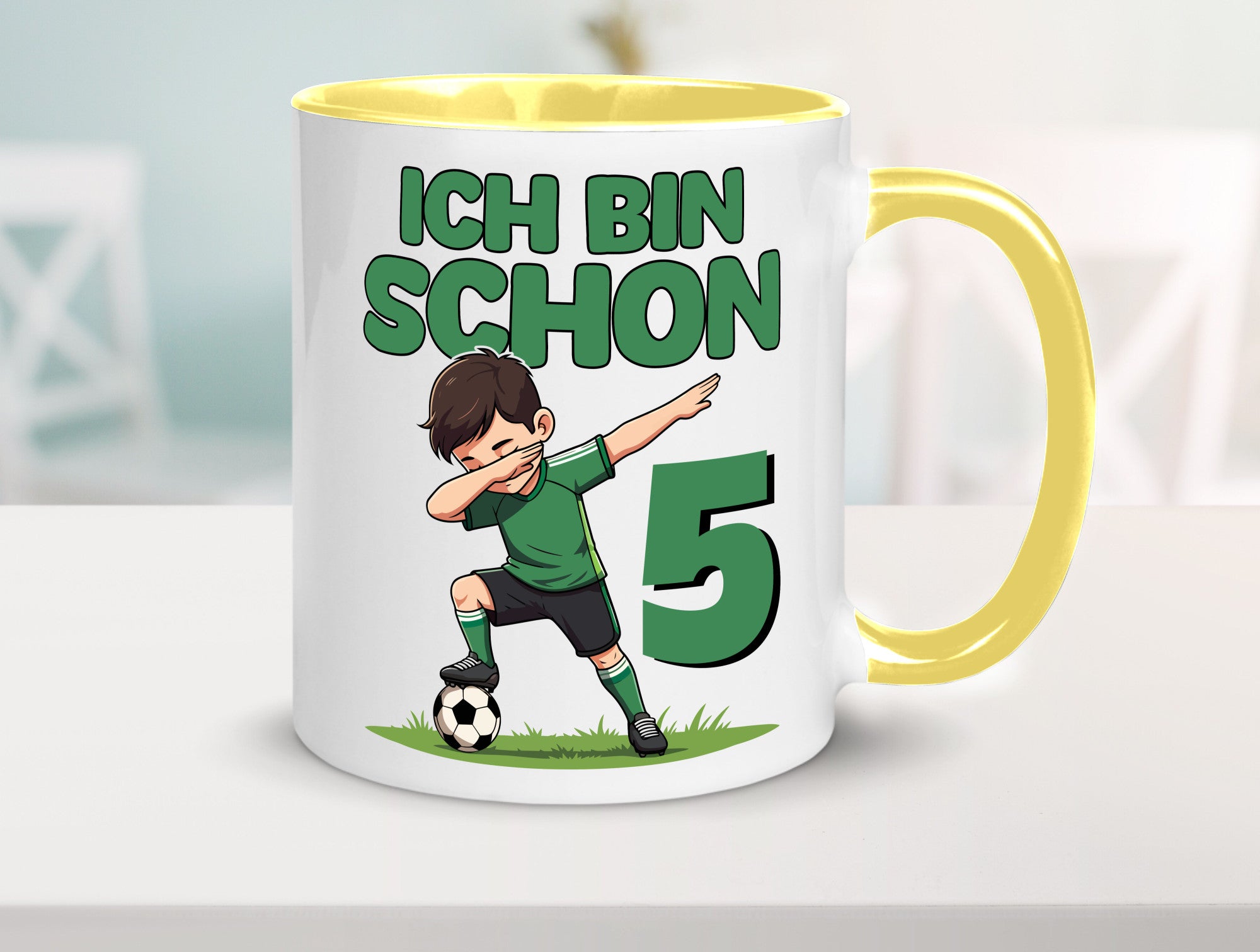 5. Geburtstag | 5 Jahre Fußballer lustiger Spruch Geschenk Geschenkidee Tasse