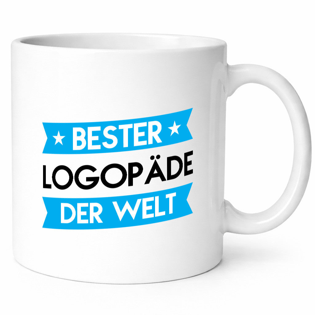 Bester Logopäde | Sprachtherapie lustig Humor Geschenkidee Geschenk Tasse