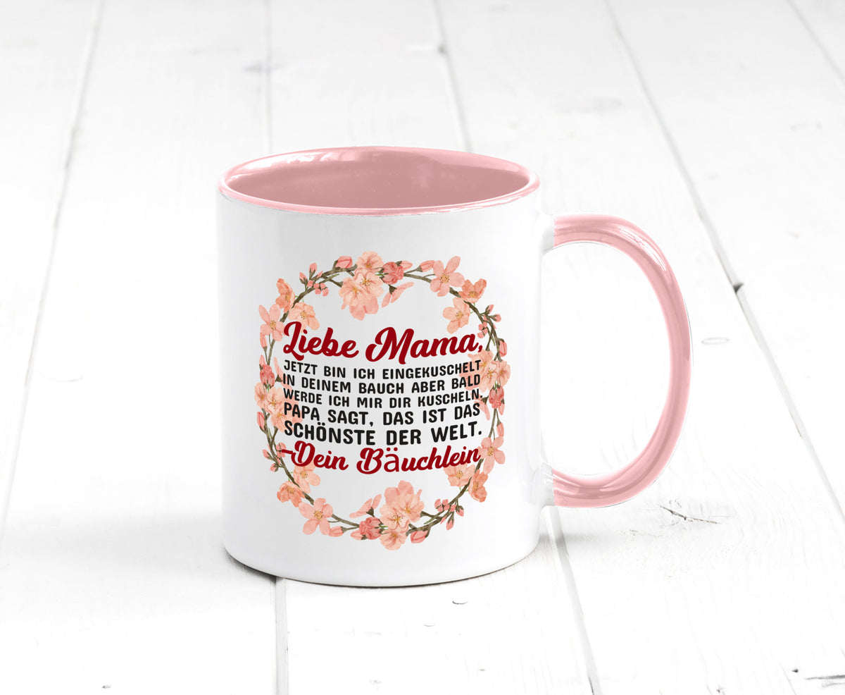 Liebe Mama | Schwangerschaft Tasse Baby süß Humor Familie Geschenkidee