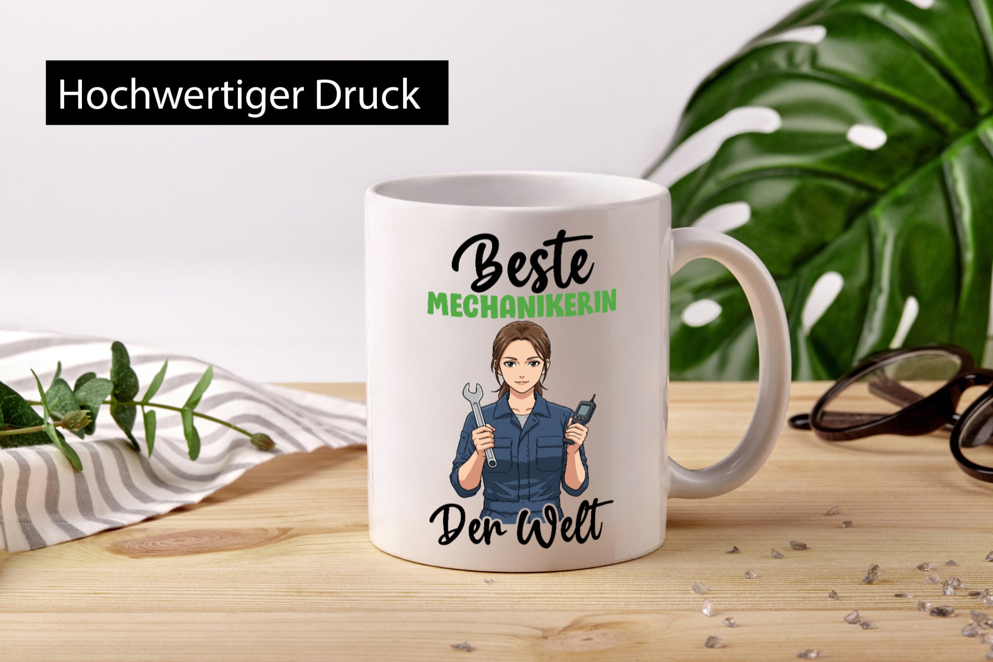 Beste Mechanikerin | KFZ v2 Humor Geschenkidee Tasse