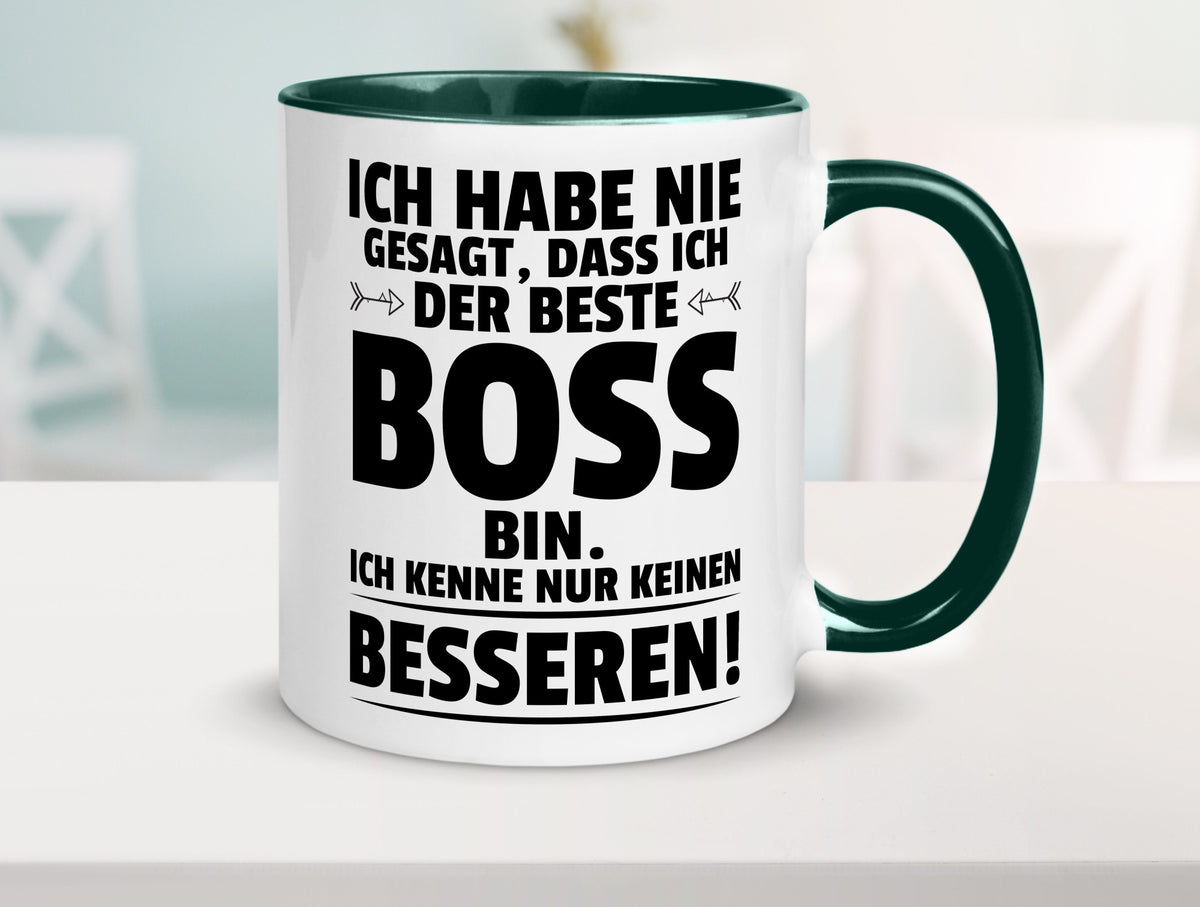 Der Beste Boss | Führungskraft Vorgesetzter lustiger Spruch Geschenk Humor Tasse