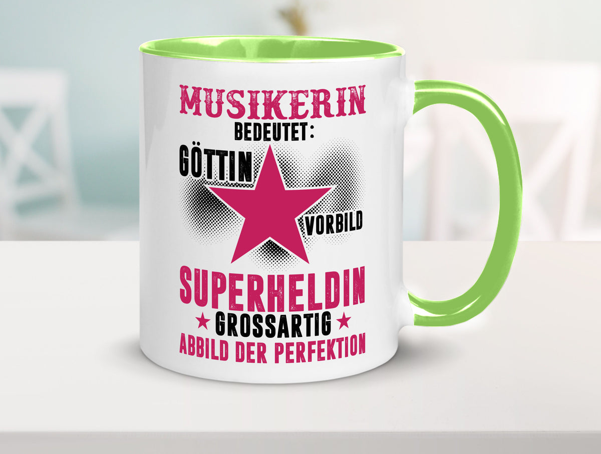 Bedeutung von Musikerin | Musik Musikantin Geschenk Humor Geschenkidee lustiger Tasse
