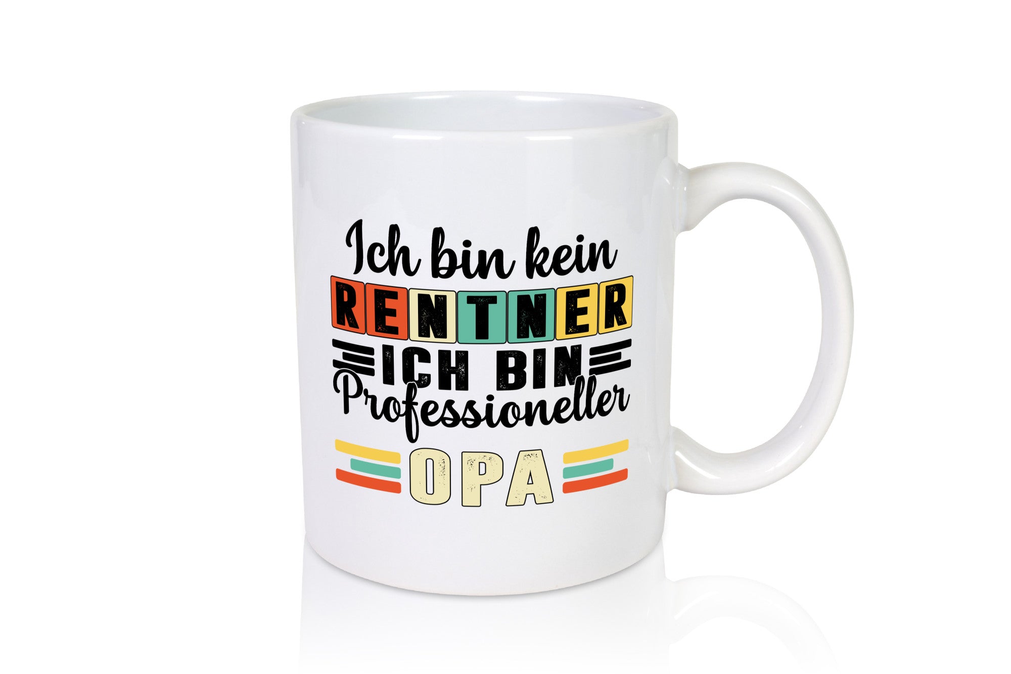 Bin kein Rentner Profesioneller Opa | Großvater Humor Familie Geschenkidee Tasse