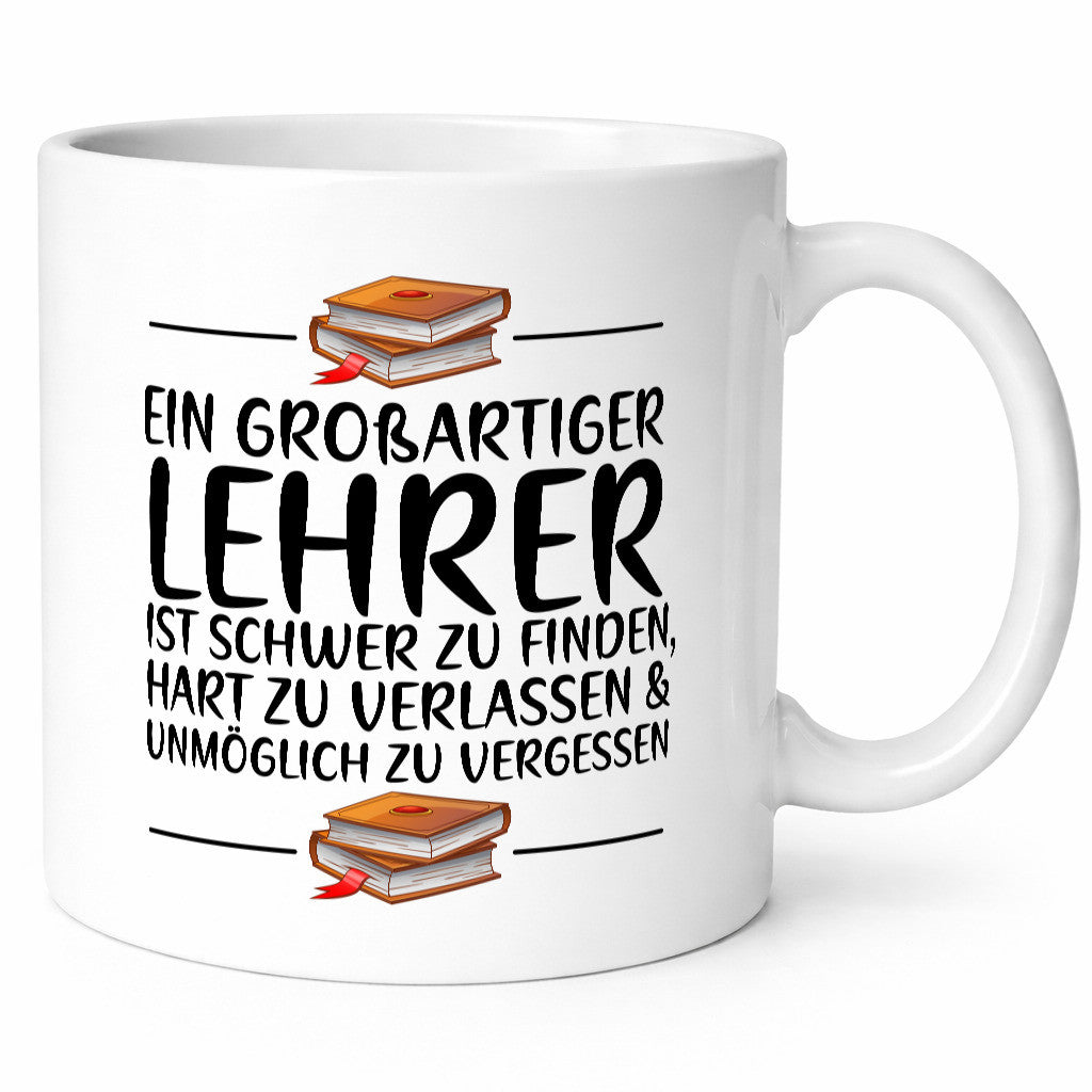 Großartiger Lehrer schwer zu finden | Schule Beste lustiger Spruch Geschenk
