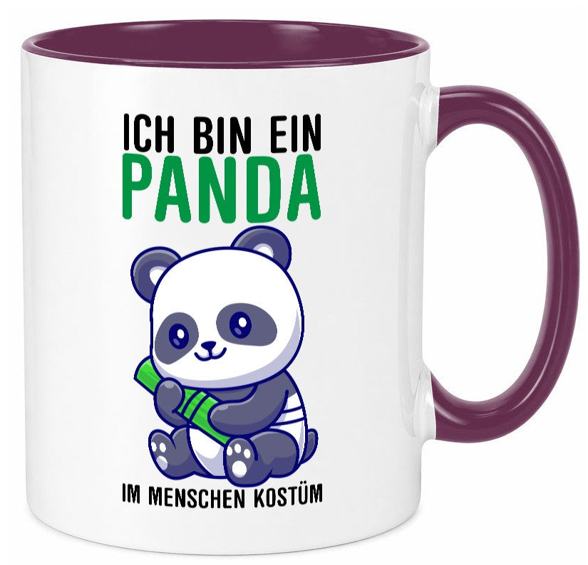 Ich bin ein Panda | Pandabär Kinder v2 Geschenkidee Humor Tasse