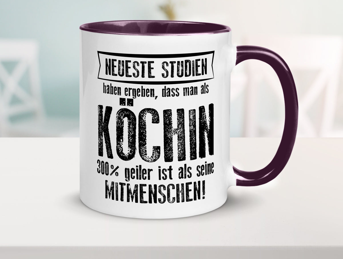 Neuste Studien: Köchin | Chefköchin Chefkoch Geschenk Arbeit Kollegen Büro Tasse