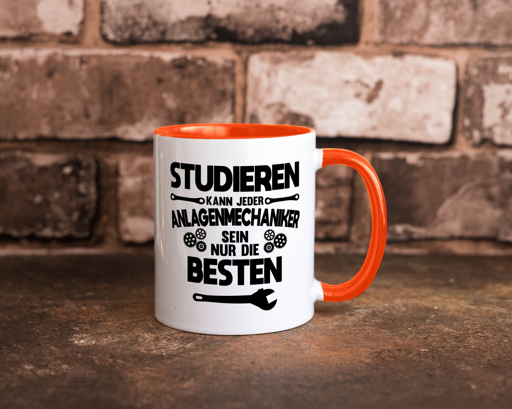 Nur die besten werden Anlagenmechaniker Humor Geschenkidee Tasse