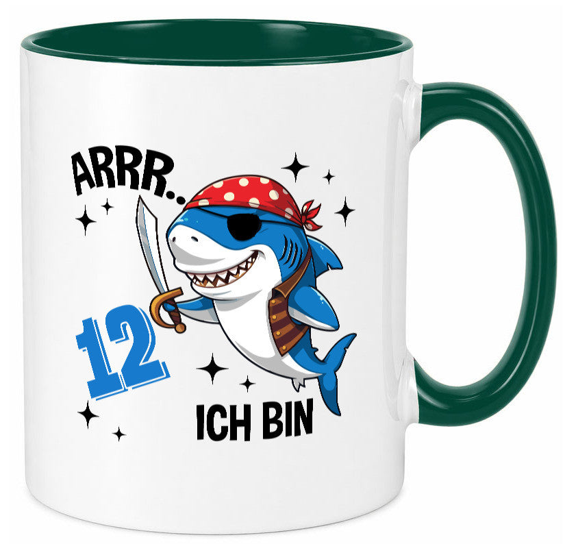 12. Geburtstag | 12 Jahre Arr Pirat Hai Piraten Geschenk Geschenkidee lustiger