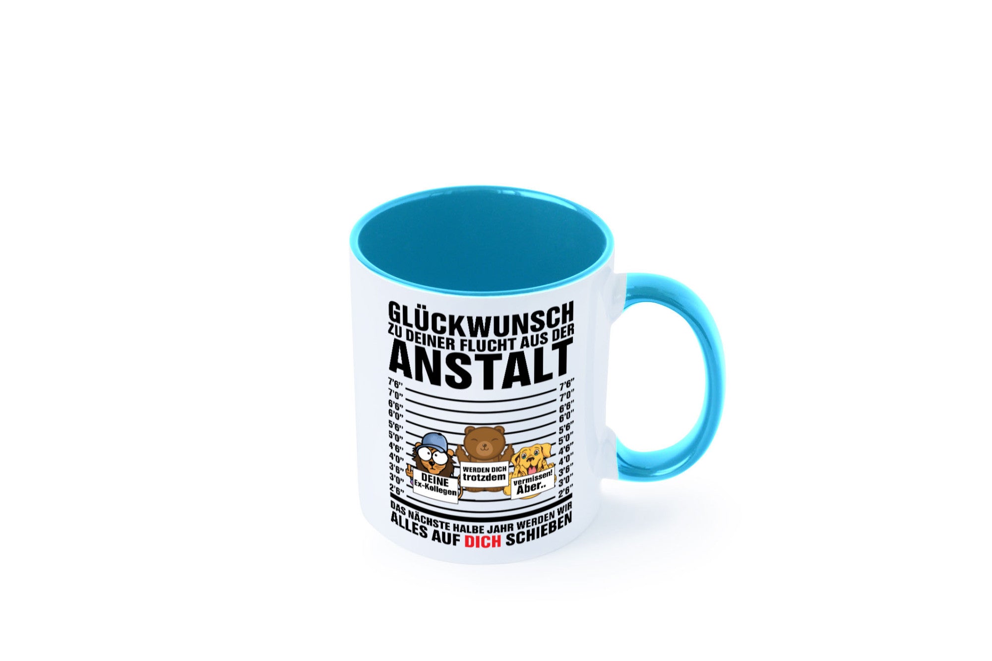 Glückwunsch zur Flucht | Arbeitskollegen Berufswechel Humor Arbeit Kollegen