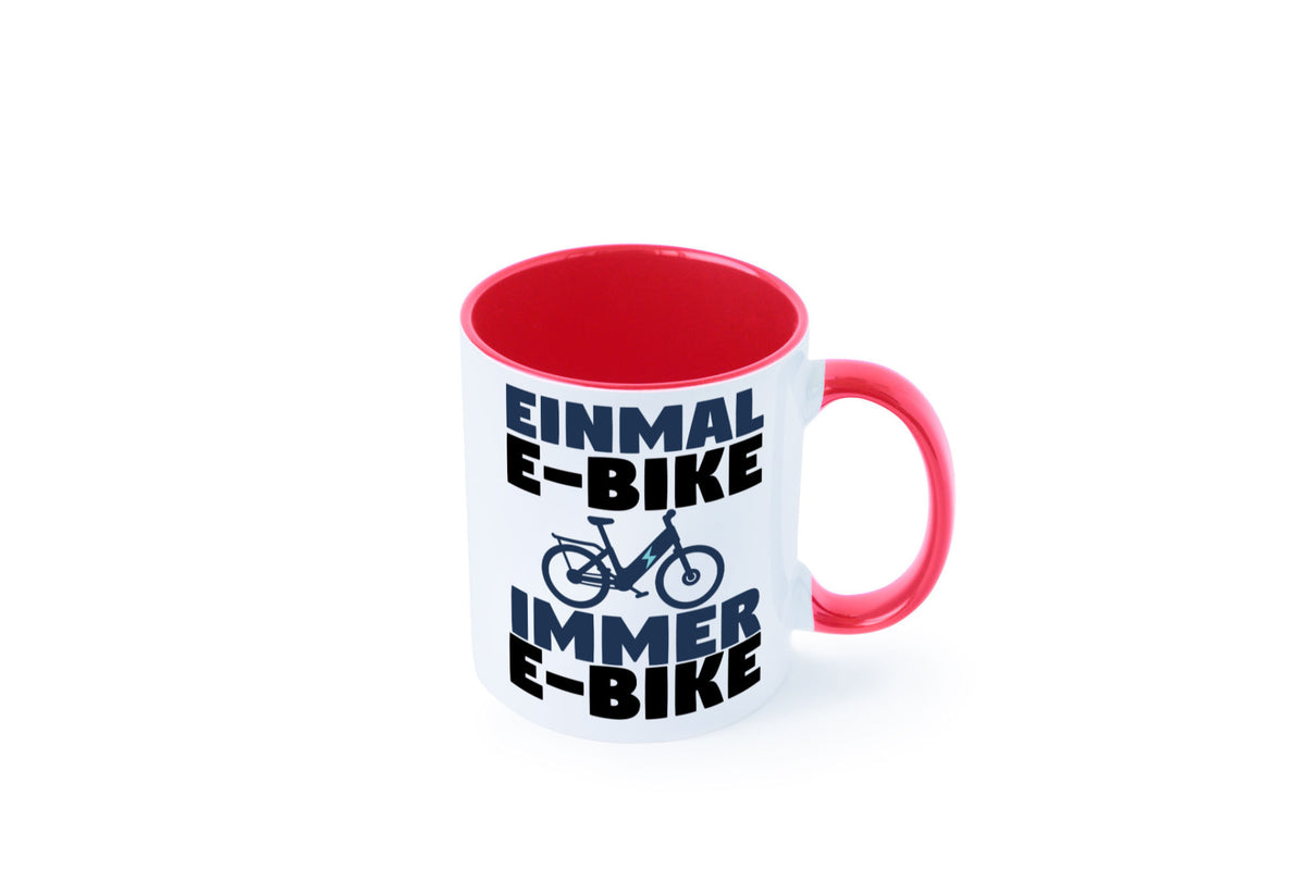 E-Bike Fahrer | Radfahrer Tasse Fahrrad Elektrorad lustiger Spruch Geschenk