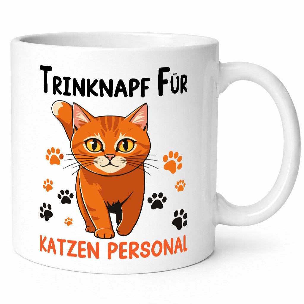 Katzenpersonal | Katzenbesitzer Tasse Katze Humor vl1 Tierliebhaber