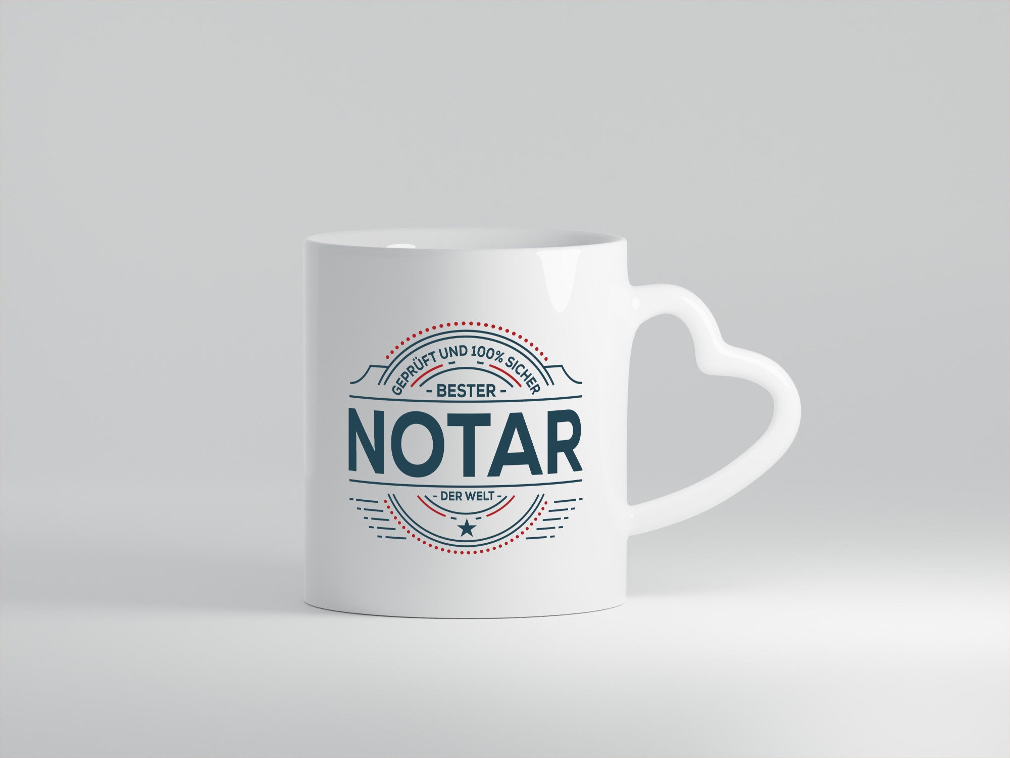 Geprüft und sicher: Notar | Jurist Geschenk Humor Geschenkidee lustiger Spruch