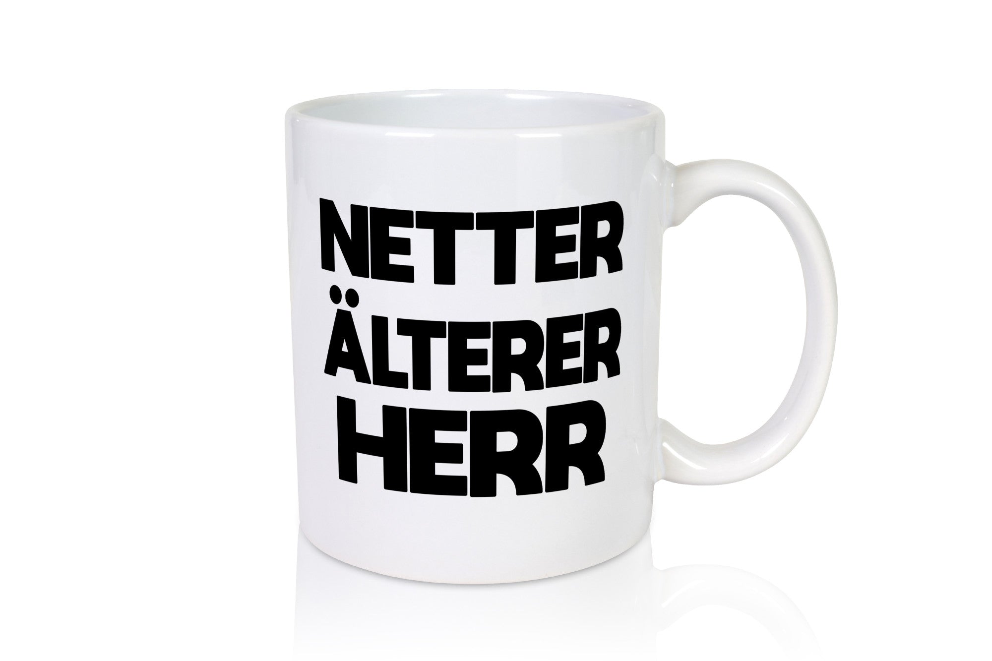 Netter Älterer Herr | Rentner Ruhestand lustig Jubiläum Geschenk Tasse