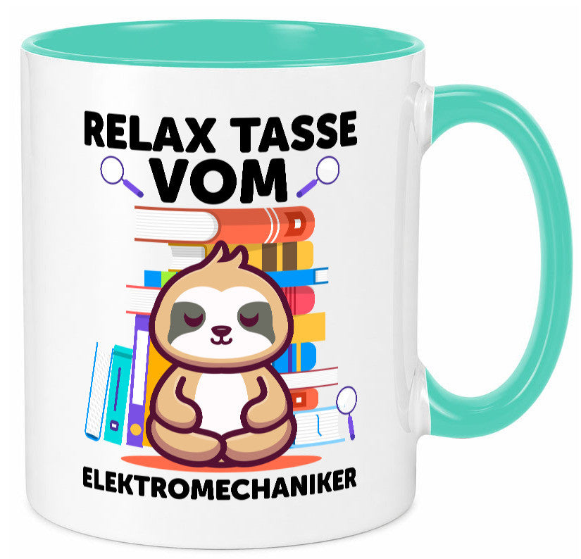 Relax Tasse: Elektromechaniker | Mechaniker Geschenk Humor Geschenkidee