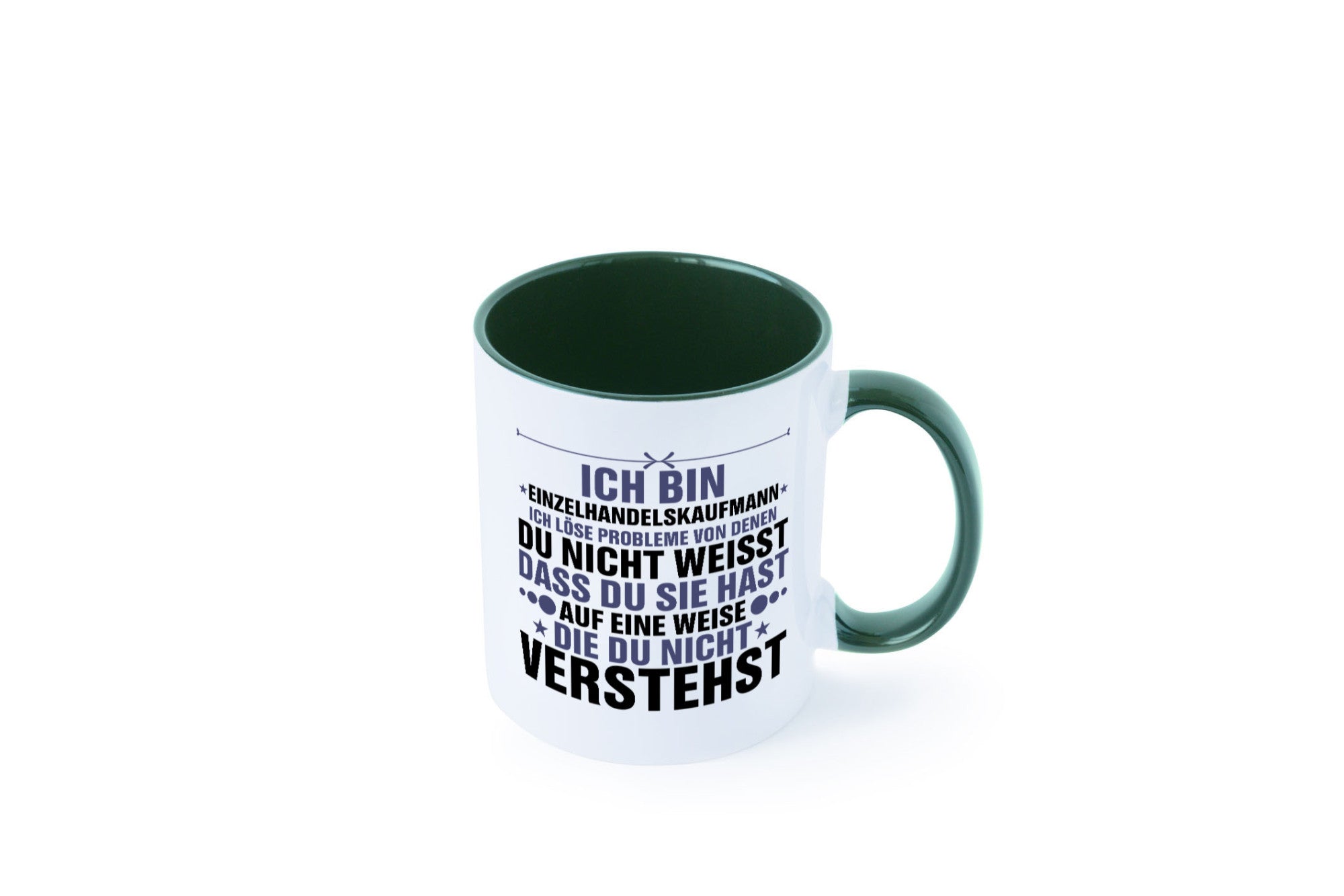 Löse Probleme: Einzelhandelskaufmann | Einzelhandel v2 Humor Geschenkidee Tasse