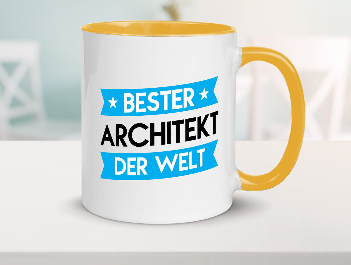 Bester Architekt | Architektur Büro Geschenk Arbeit Kollegen lustiger Spruch Tasse