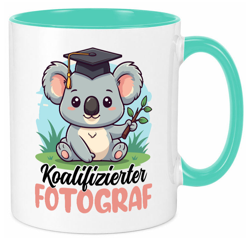 Koalifizierter Fotograf | Fotografie Kamera Geschenk Humor Geschenkidee Tasse