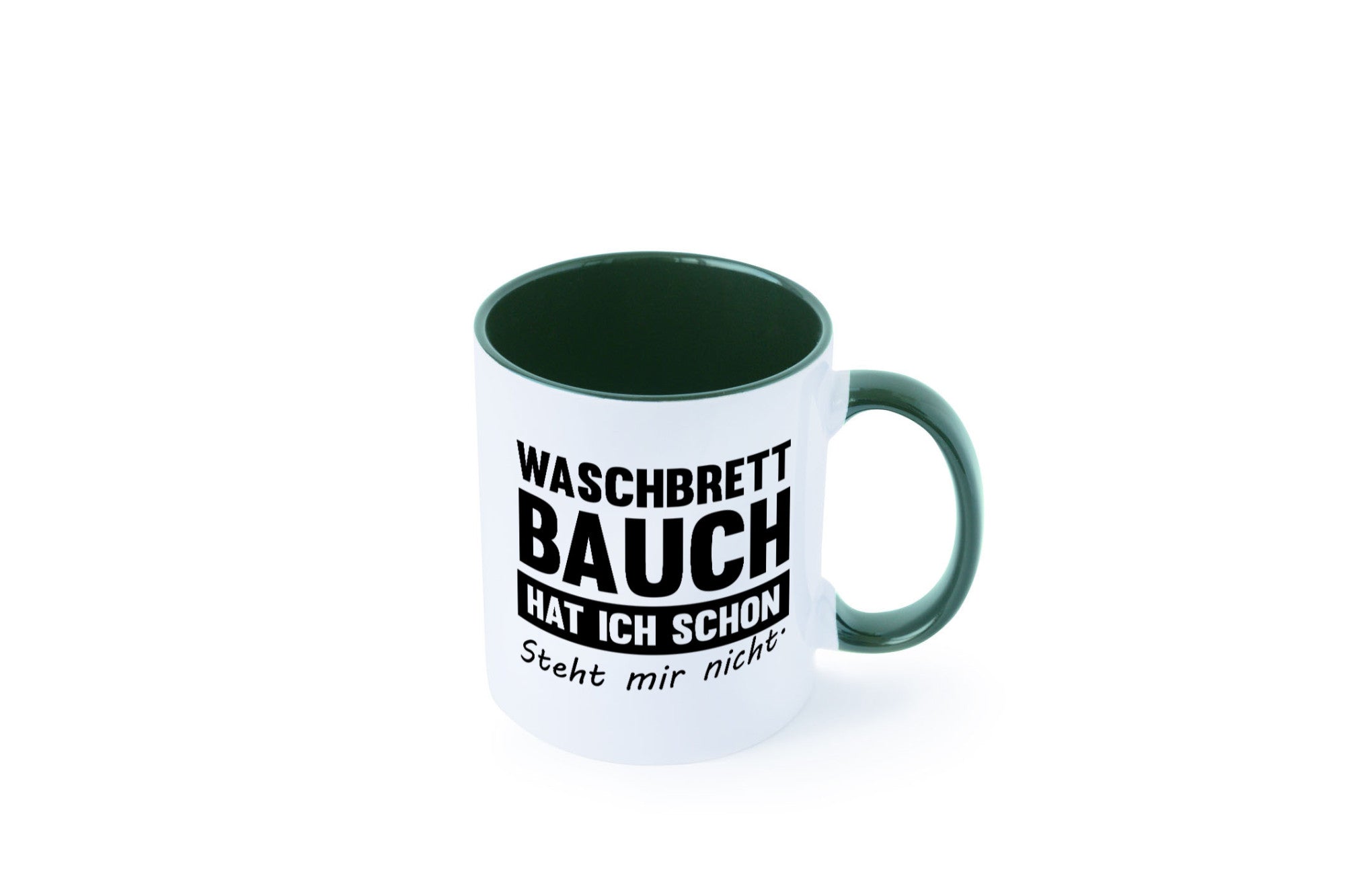 Waschbrettbauch steht mir nicht | Sixpack Gym lustiger Spruch Geschenk Humor