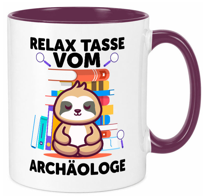 Relax Tasse: Archäologe | Archäologie Forscher lustig Humor Geschenkidee