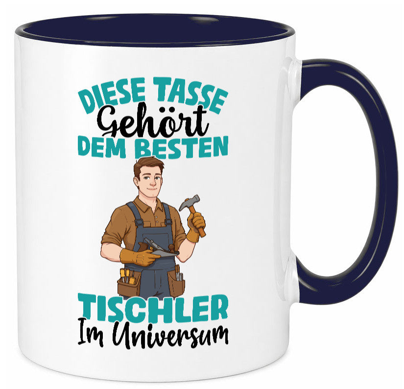 Im Universum: Tischler | Handwerk Beruf Tischlerei Geschenkidee Arbeit Kollegen Tasse
