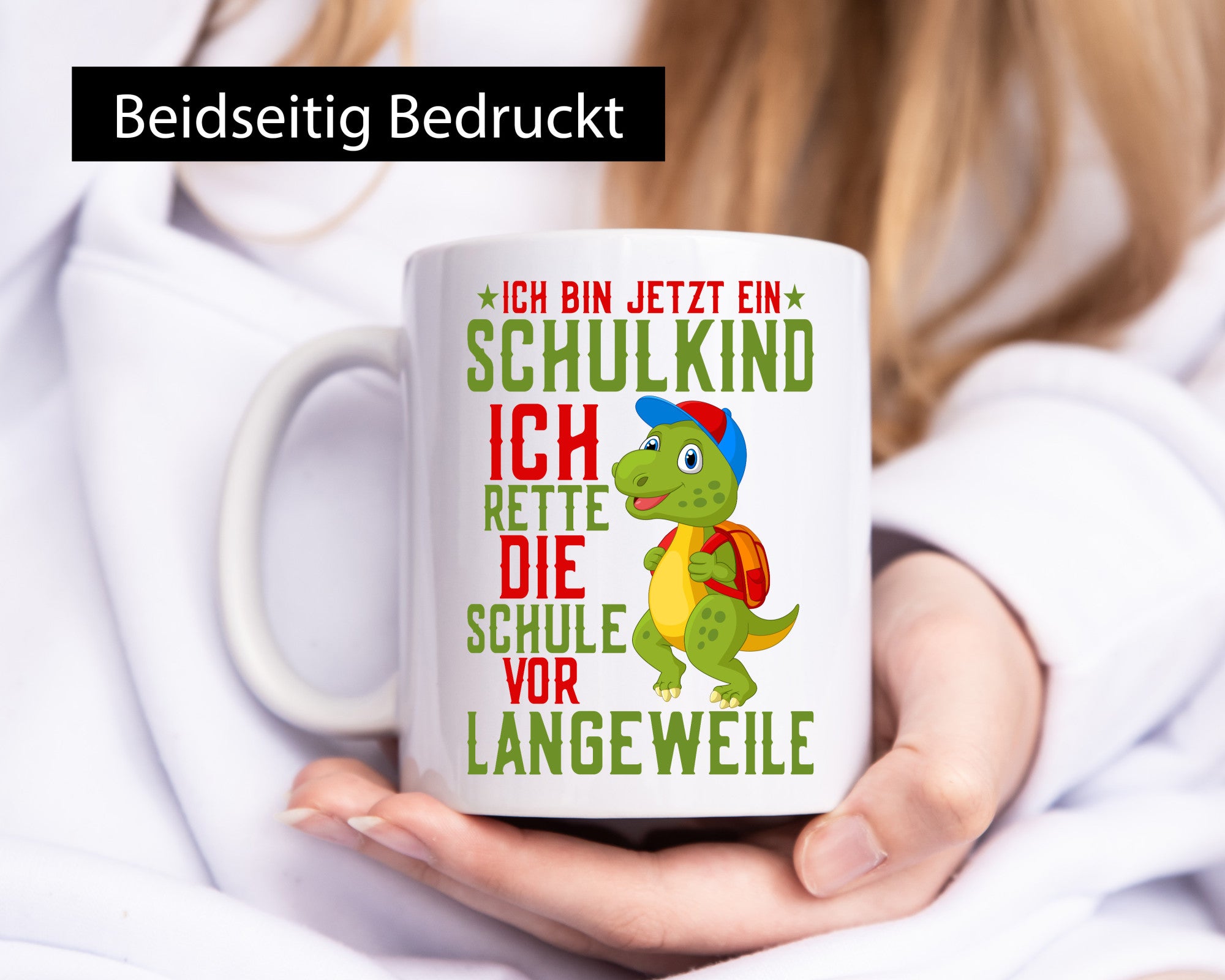 Schulkind | Langeweile Schulbeginn Comic Dinosaurier lustiger Spruch Geschenk