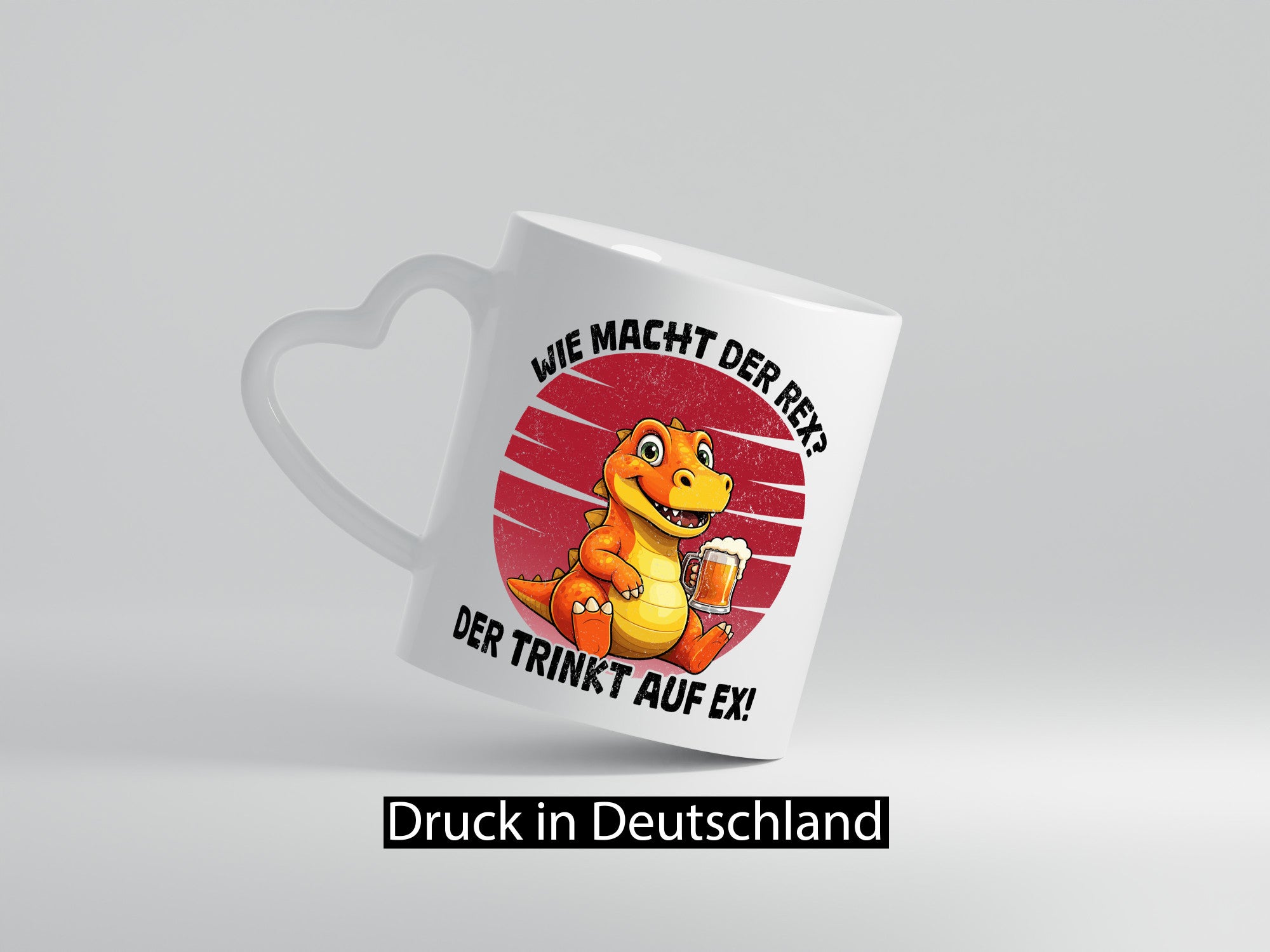 Wie macht der Rex trinkt auf ex | Bier T-Rex v2 lustiger Spruch Geschenk Humor