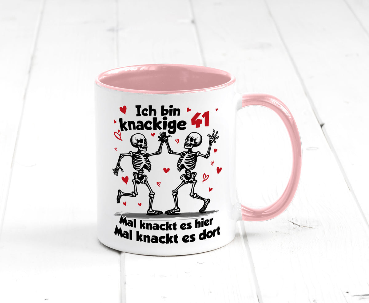 41. Geburtstag | Knackige 41 Ich bin alt v2 Humor Geschenkidee Tasse