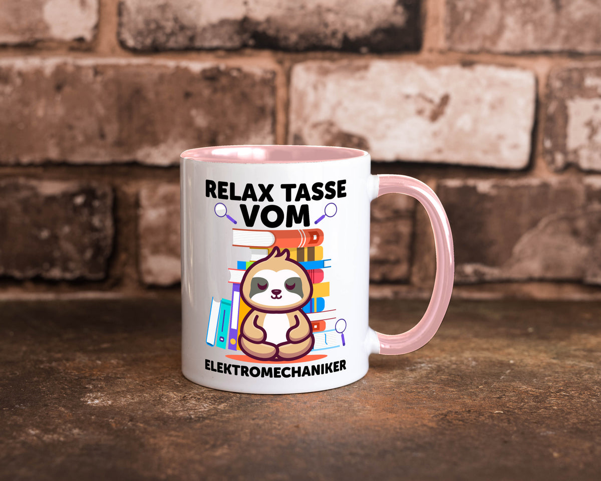 Relax Tasse: Elektromechaniker | Mechaniker Geschenk Humor Geschenkidee