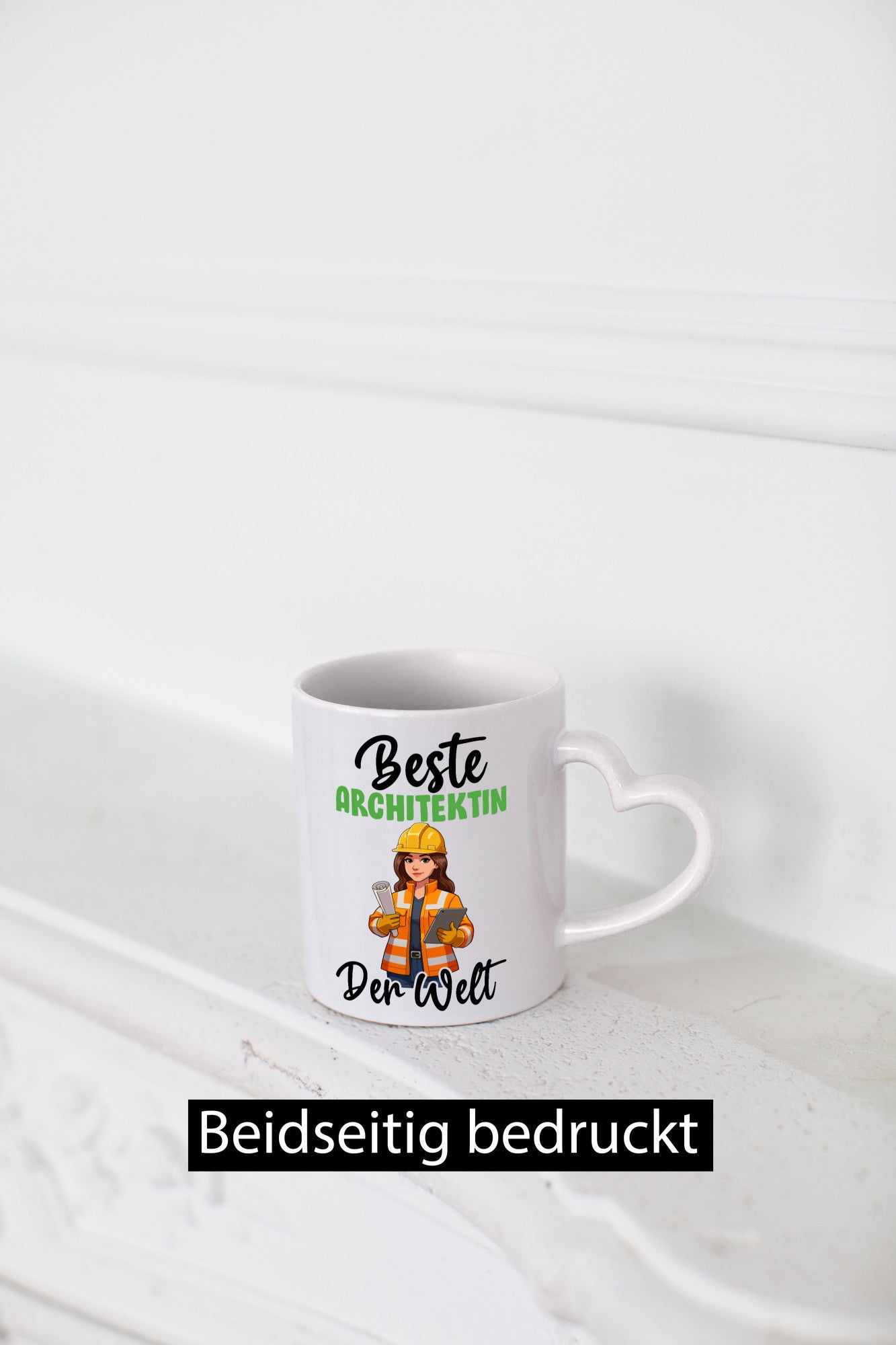 Beste Architektin | Architektur Büro v2 lustig Arbeit Kollegen Geschenk Tasse