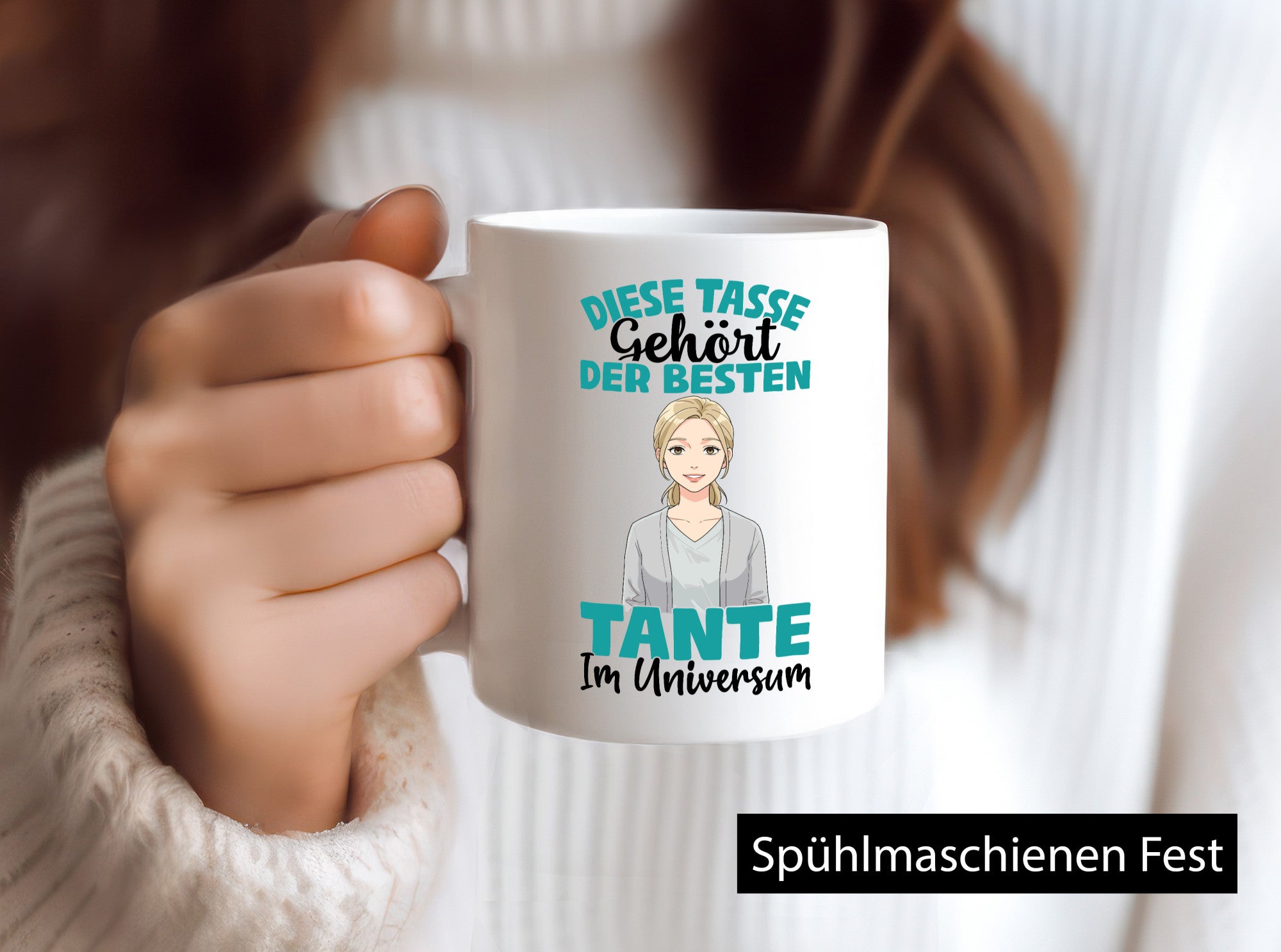 Im Universum: Tante | Nichte Schwester Familie lustig Geschenkidee Geschenk