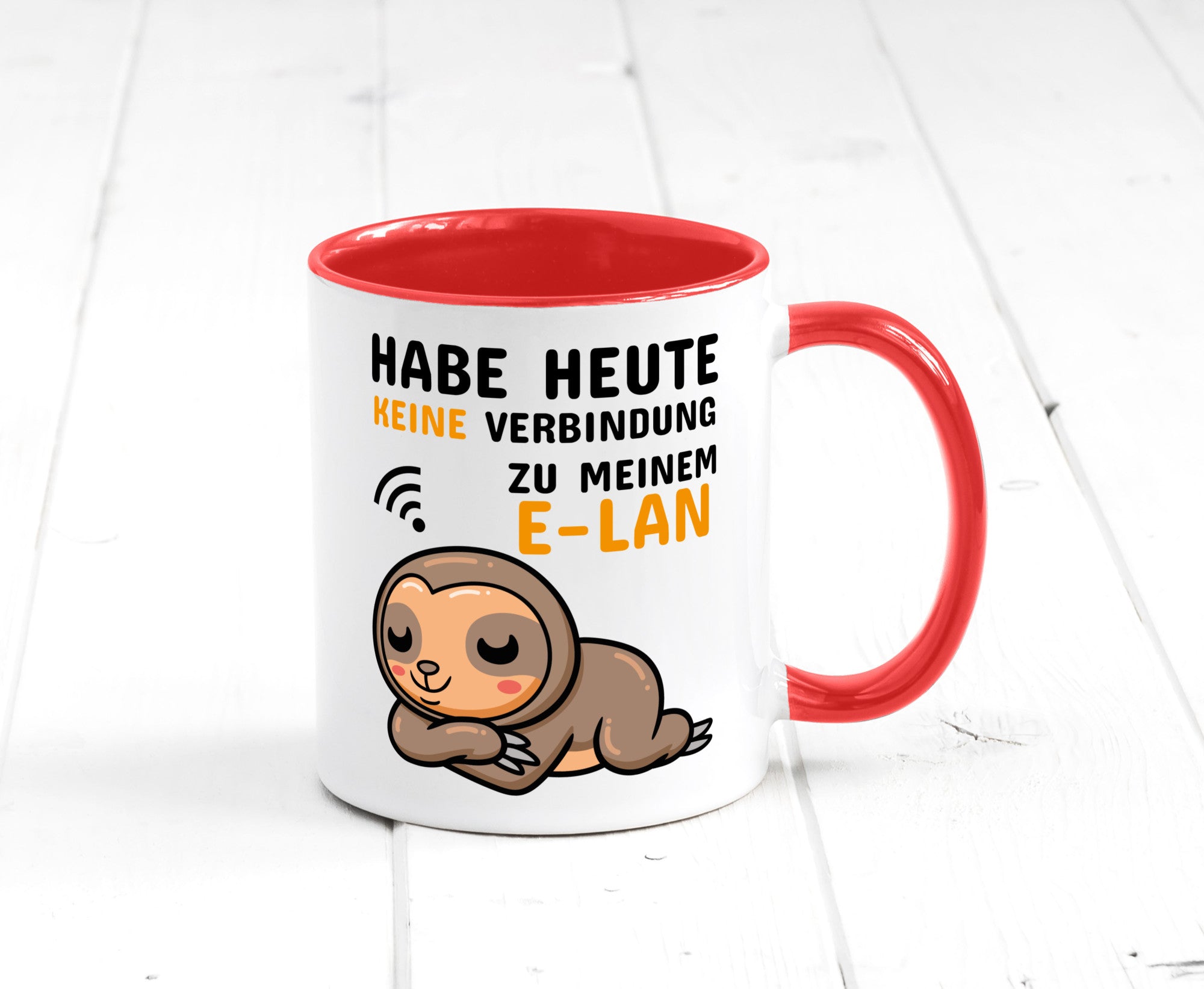 Keine Verbindung lustig Humor Geschenkidee Geschenk Tasse