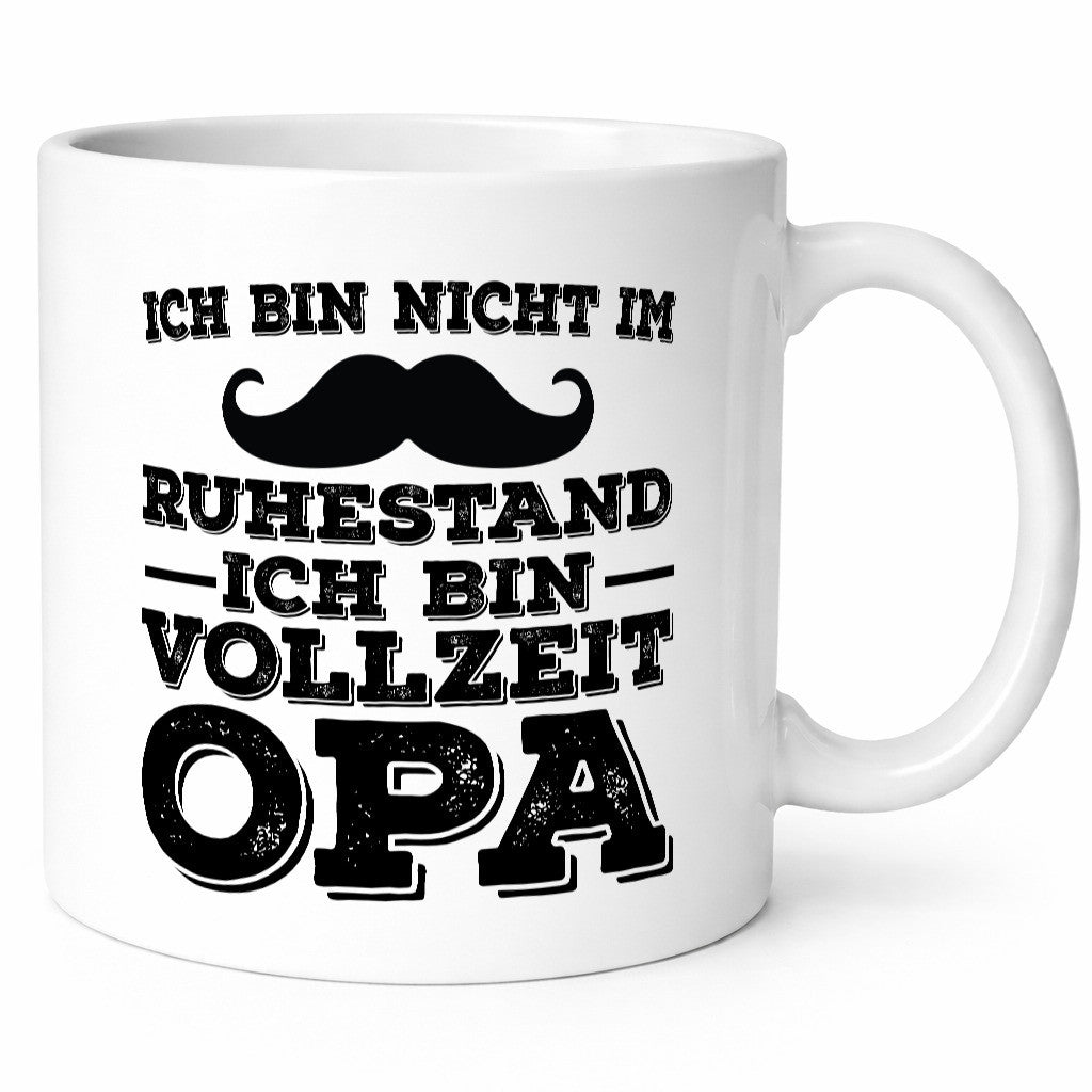 Nicht im Ruhestand, bin Vollzeitopa | Opa Schneuzer Humor Familie Geschenkidee
