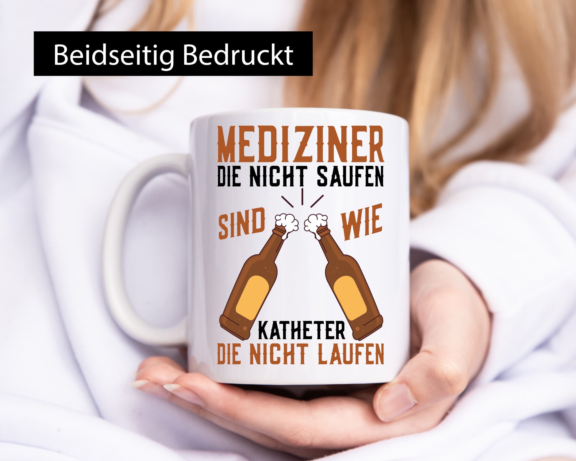 Mediziner die nicht saufen | Arzt Ärztin Alkoholiker lustiger Spruch Geschenk