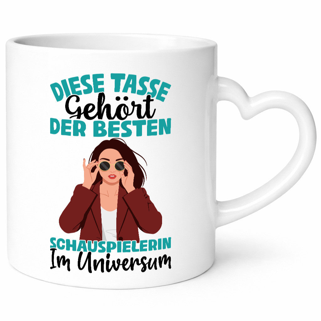 Im Universum: Schauspielerin | Theater Geschenkidee Humor Tasse