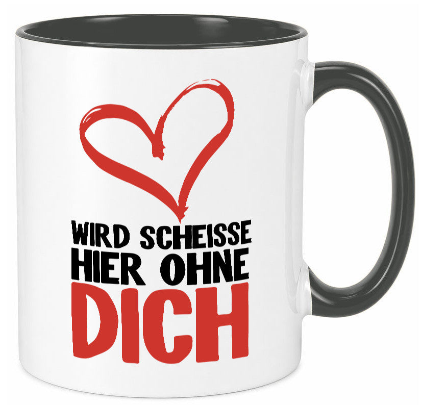 Wird Scheisse Geschenk Humor Geschenkidee lustiger Spruch Tasse