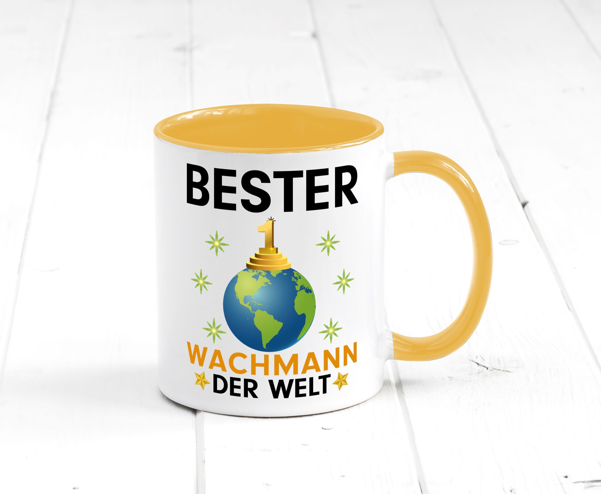Welt Bester Wachmann | Wachpersonal Nachtwächter Humor Geschenkidee Tasse