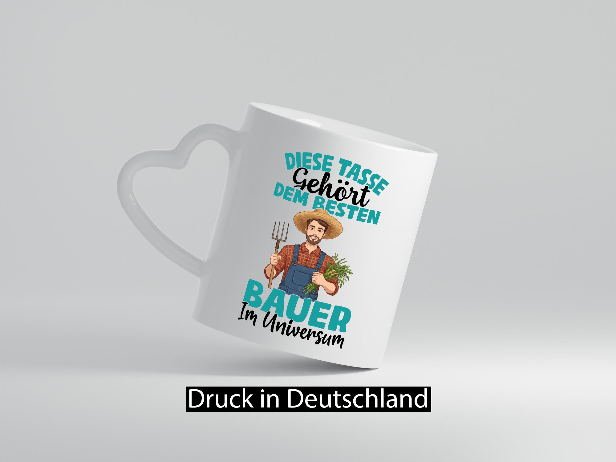 Im Universum: Bauer | Bauernhof Landwirtschaft lustiger Spruch Geschenk Humor