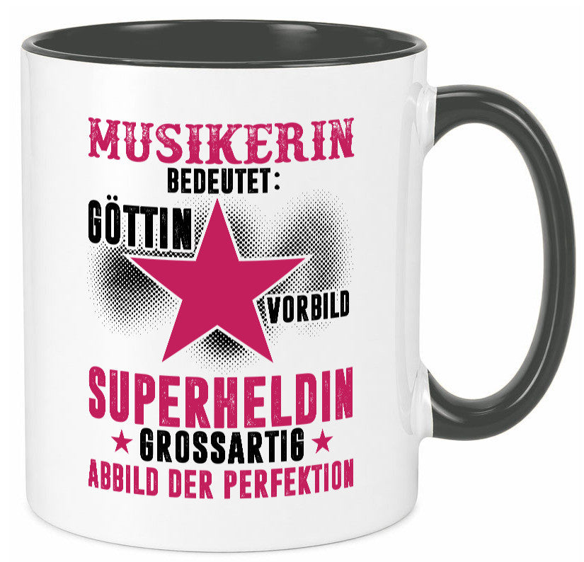 Bedeutung von Musikerin | Musik Musikantin Geschenk Humor Geschenkidee lustiger Tasse