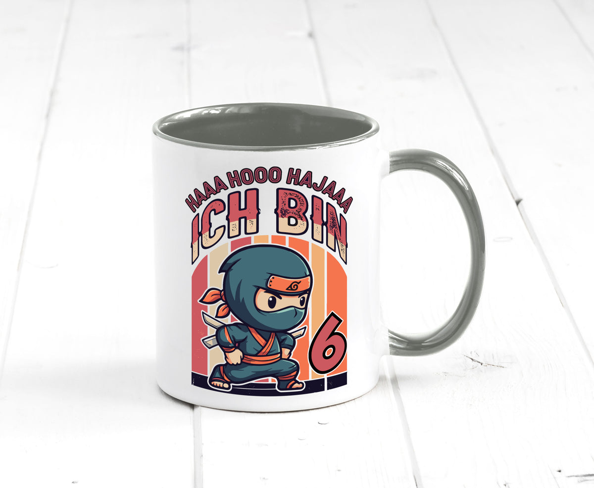 6. Geburtstag | Ninja Junge 6 Jahre Humor Geschenkidee Tasse