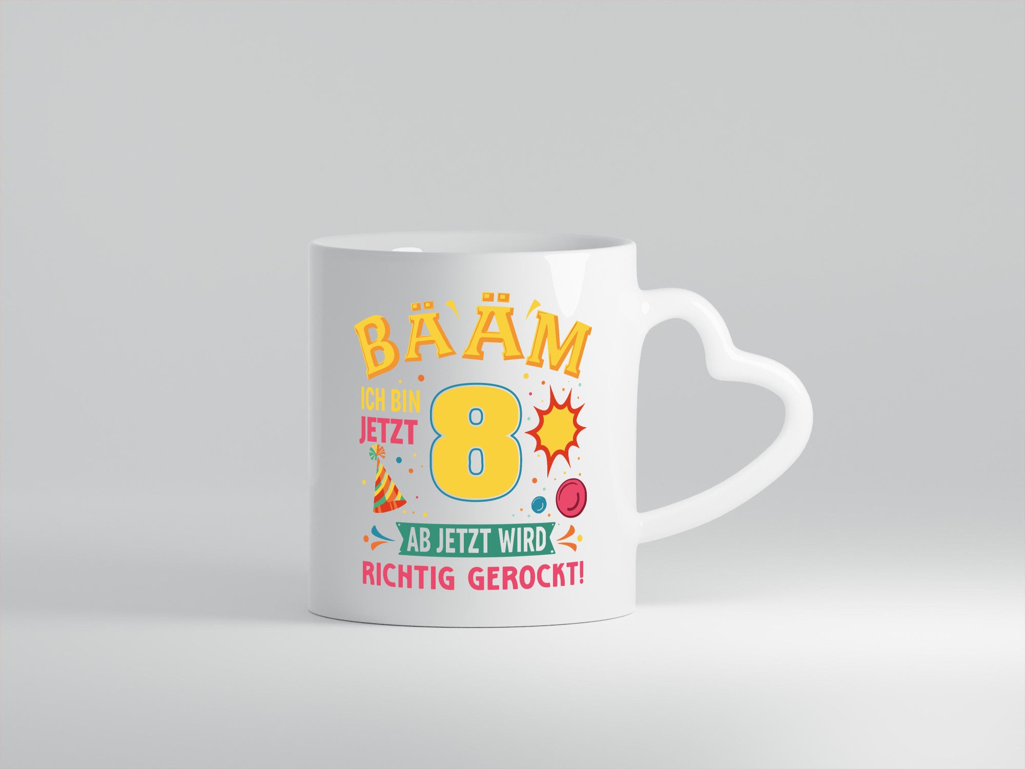8. Geburtstag | 8 Jahre ab jetzt wird richtig gerockt Geschenk Geschenkidee