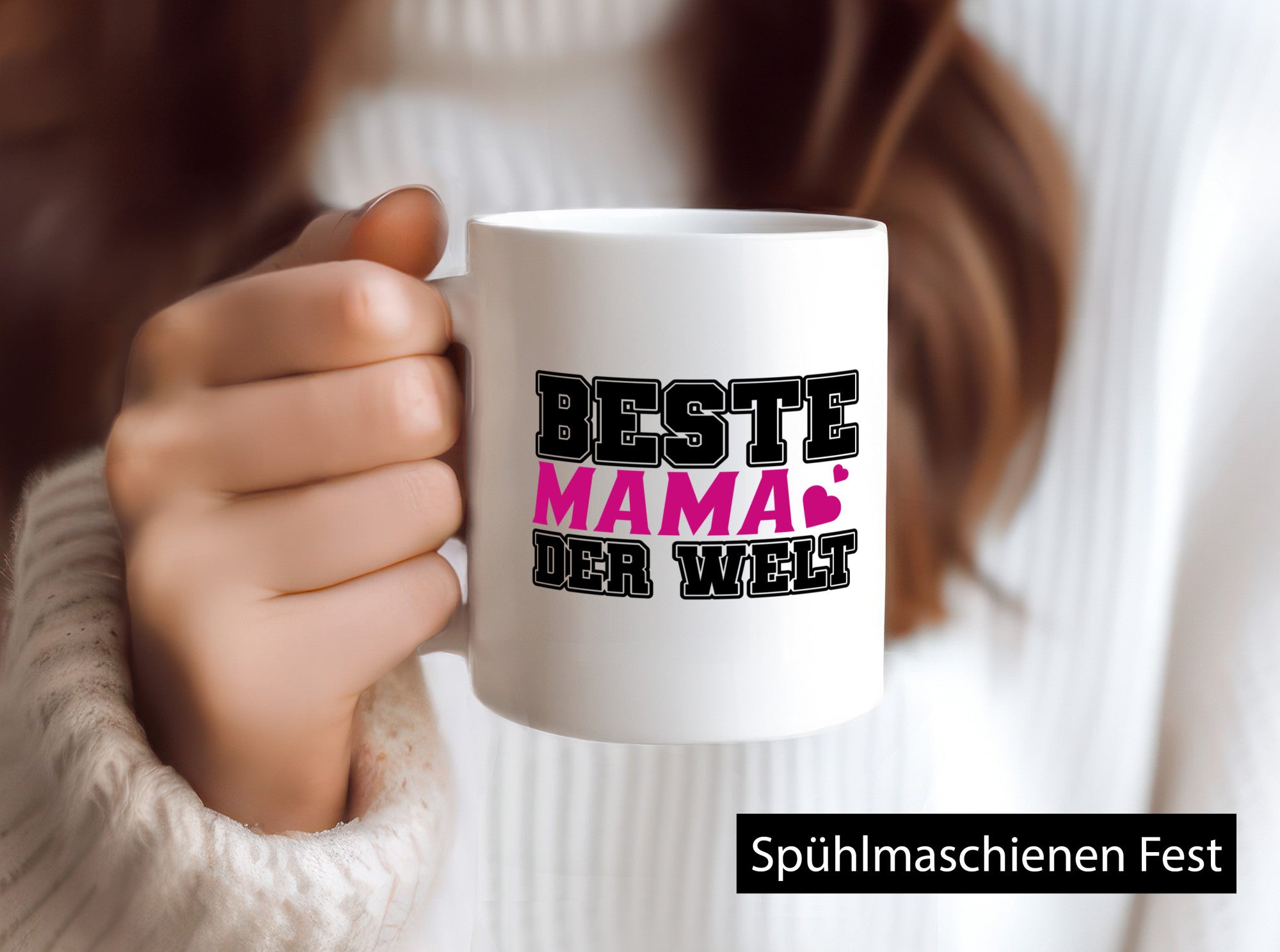 Beste Mama Geschenk Familie Geschenkidee lustiger Spruch Tasse