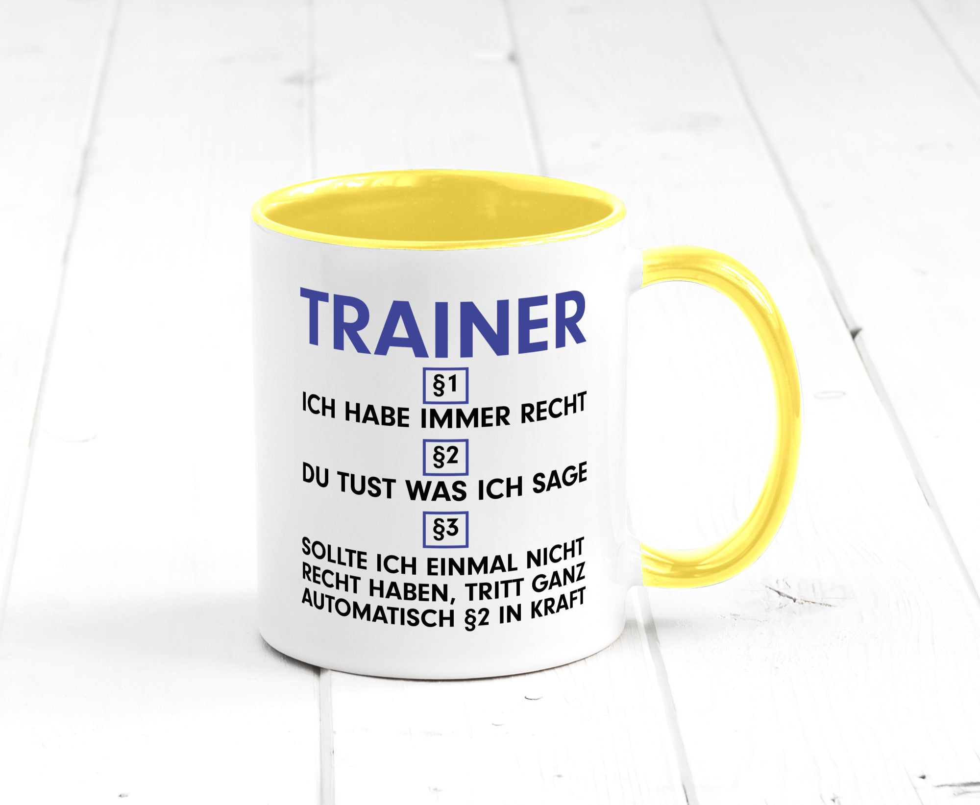 Ich habe immer Recht Trainer | Verein Sport v2 lustig Humor Geschenkidee