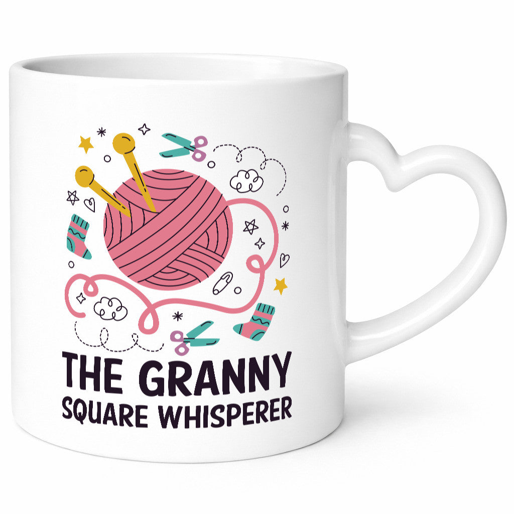 The Granny Square Whisperer | Socken Schere, lustiger Spruch Geschenk Humor