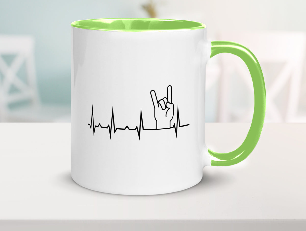 Heavy Metal Motiv | Rocker Musiker Rock Musik Geschenk Humor Geschenkidee Tasse