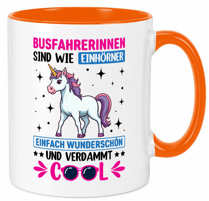 Bussfahrerinen sind wie einhorner | Einhorn Bussfahrerin Geschenkidee Humor Tasse