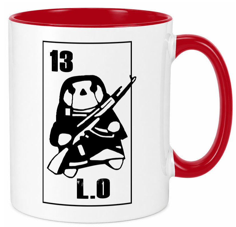 13 L.O lustiger Spruch Geschenk Humor Geschenkidee Tasse