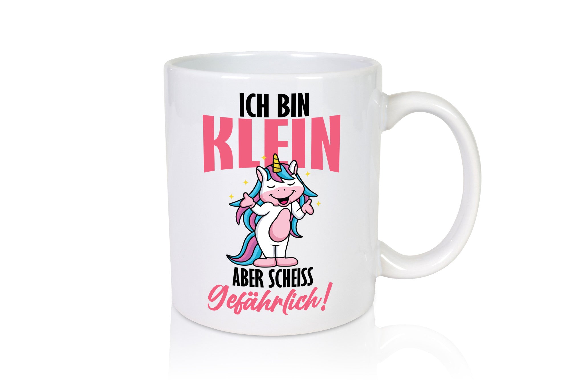 Ich bin klein und gefährlich lustig Humor Geschenkidee Geschenk Tasse